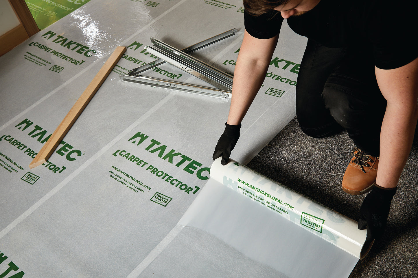 TAKTEC PREMIUM CARPET PROTECTION FILM